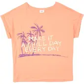 s.Oliver T-Shirt violet foncé / abricot / blanc