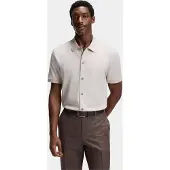 HUGO BOSS Powell 102 10277814 Short Sleeve Polo Beige M Homme