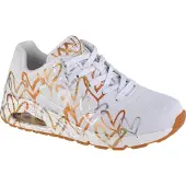 SKECHERS Uno-Metallic Love chaussures de sport pour femmes 155523-WTGD - blanc r. 38.5
