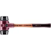 HALDER Schonhammer diamètre 60mm 1600g caoutchouc / noir avec manche bois - 3002060