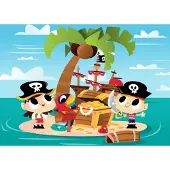 Bluebird Puzzle Puzzle Le Trésor des Pirates - 26 à 50 pièces