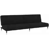vidaXL Canapé-lit 2 places noir velours
