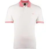 BOSS T-Shirt écru / orange