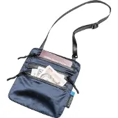 Cocoon Secret Neck Silk Wallet Bleu