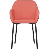 vidaXL Chaise de salle à manger 2 pcs. Velours rose