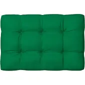 vidaXL Coussin de palette vert 120x80x12 cm tissu