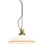 QAZQA Suspension classique bronze avec verre opale - Katarina