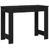 vidaXL Bureau noir 100x45x75 cm bois composite