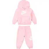 Nike Survêtement 'CLUB FLEECE' rose clair / blanc