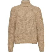 Superdry Femme Pull Col Roulé Slouchy Stitch Beige Taille: 36
