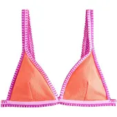 Next Hauts de bikini orange foncé / rose / rose clair