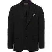 Finshley & Harding Veste de costume noir / blanc
