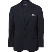 Finshley & Harding Veste de costume marine / gris argenté