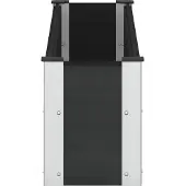 vidaXL Jardinière surélevée noire, 150 x 30 x 36 cm, en WPC et en aluminium