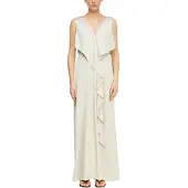 Comma Robe beige clair