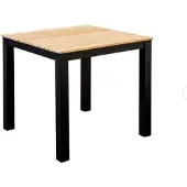 Yoi Table de Jardin Yoi Arashi Black Teak75 x 75 cm