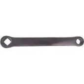 Generique Bhogal manivelle en acier sans spirale 170 mm gauche noir