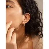 Pilgrim Boucles d'oreilles 'Zion' or