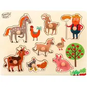 Smily Play Puzzle en bois Ferme