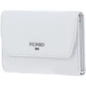PICARD Cuir porte-monnaie Bingo Flap Wallet White Lily blanc