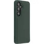 Accezz Coque arrière Edge avec MagSafe pour Samsung Galaxy S25 - Vert