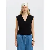 Selected Haut 'SLFBERTA BELLIS' noir