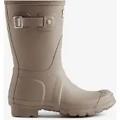 Hunter pour femme. WFS1000RMA Bottes Original Short taupe (38), Plat, Aucun, Casuel, PVC