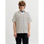 Jack & jones Premium Pull-over 'JPRBLUHARRY' bleu foncé / blanc