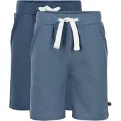 Minymo Pantalon bleu-gris / bleu foncé / blanc