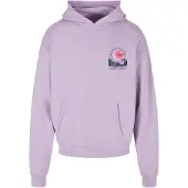 Mc Clothes Sweat-shirt 'Sunset Charm' lavande / rose / noir