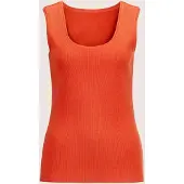 MADELEINE Haut rouge orangé