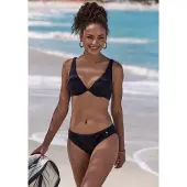 LASCANA Hauts de bikini noir