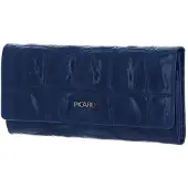 PICARD Cuir porte-monnaie Key Largo 1 Long Wallet Royal bleu