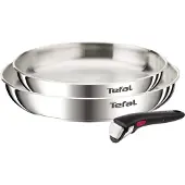 Tefal L8969345 Ingenio Emotion, Set 3p, Inox Non Revêtu