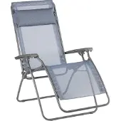 Lafuma Chaise longue Relax R CLIP, acier Titane / Batyline Ocean II