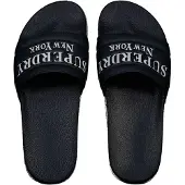 Superdry Destination Pool Slides Noir EU 36-37 Femme