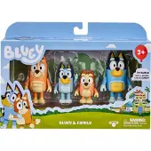 Moose TMT BLUey figurines 4-pack Famille BLU13009 30094