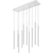 Nowodvorski Lighting Lustre LASER blanc 10xG9x10W en métal, dimensions : 130x70x20 cm, IP20, Lighting