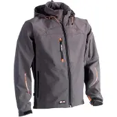 Herock Poseidon Softshell - Veste - gris - taille XXL - Experts