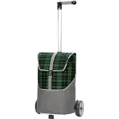 Andersen Shopper Cabas gris / vert / noir