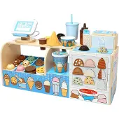 Melissa & Doug Cool Scoops Ice Creamery Board Game Multicolore Enfants