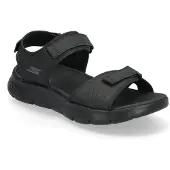 SKECHERS Homme Go Walk Sandales Flex Noir