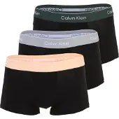 Calvin Klein Lv00nb4389 Trunk Low Rise Boxers 3 Units Noir M Homme