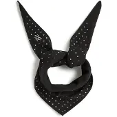 Karl Lagerfeld Foulard noir / transparent