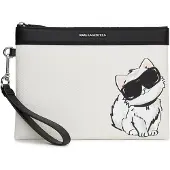 Karl Lagerfeld Porte-monnaies ' Ikon Choupette Beutel ' blanc
