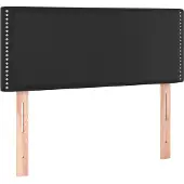 vidaXL Tête de lit noir 90x5x78/88 cm similicuir