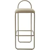 AYTM Angui High Chaise de Bar 92.5 cm | Taupe Boucle