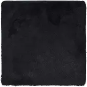 vidaXL Tapis shaggy à poils longs NAVARRA noir 200x200 cm polyester