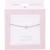 Depesche Bracelet argenté « Heart of Gold » étoile - Bijoux pour femmes