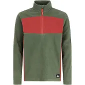 Protest Marnix Half Zip Long Sleeve T-shirt Vert 164 cm Garçon